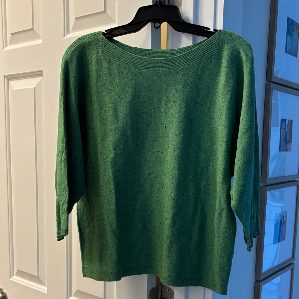 J. Jill Forest Green Women's Crew Neck Sweater